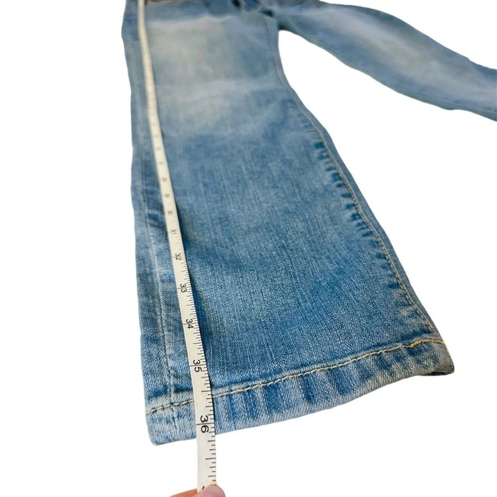 THE LIMITED 678 Denim Jeans Light Blue Wash Size 6 Straight Leg 5 Pockets Pants - Picture 7 of 9